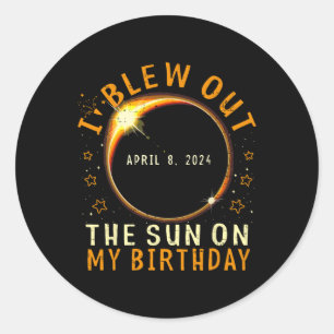 Adesivo Eclipse Aniversário Eu Espalhei O Sol No Meu Anive