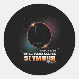 Adesivo Eclipse Seymour Indiana Total Eclipse Solar 2024