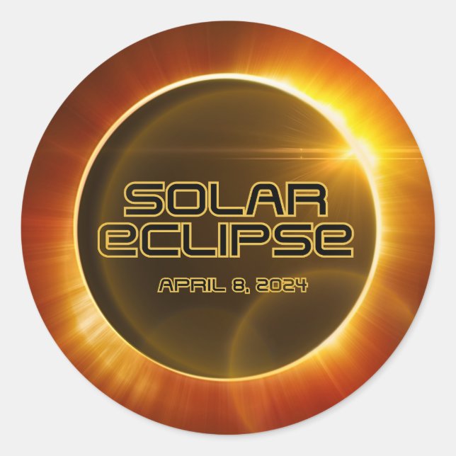 Adesivo Eclipse Solar (Frente)