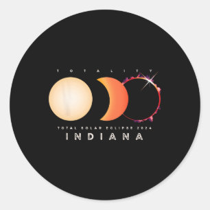 Adesivo Eclipse Solar 2024 Astronomia Eclipse Total de Ind