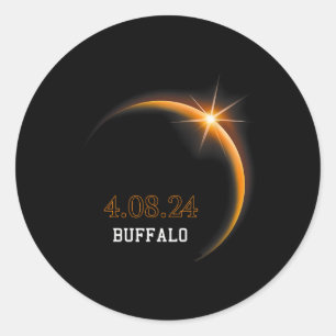 Adesivo Eclipse Solar 2024 Buffalo Totality Primavera 4.08