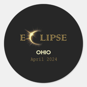 Adesivo Eclipse Solar 2024 Eclipse Solar Total 2024 Totali