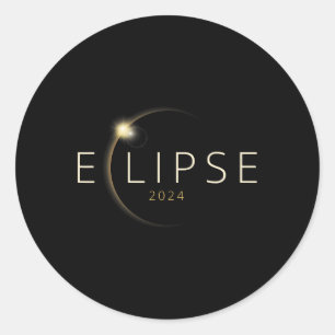 Adesivo Eclipse Solar 2024 Eclipse Solar Total 4.08.24