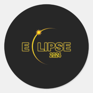 Adesivo Eclipse Solar 2024 Eclipse Solar Total 4.08.24 Sol