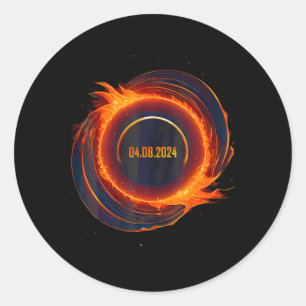 Adesivo Eclipse Solar 2024 Eclipse Sun Total
