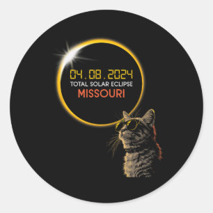 Adesivo Eclipse Solar 2024 Óculos Eclipse de Visto de Gato