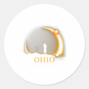 Adesivo Eclipse Solar 2024 Ohio Total Eclipse 1
