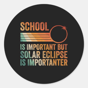 Adesivo Eclipse Solar 2024 Shirt School Eclipse I
