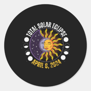 Adesivo Eclipse Solar 8-4-2024 Eclipse Com Sol