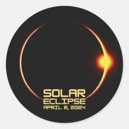 Adesivo Eclipse Solar 8 de abril de 2024