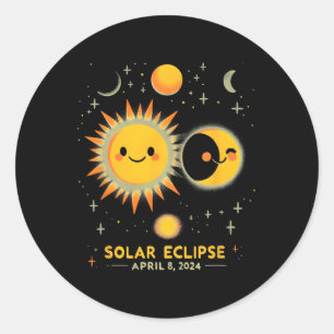 Adesivo Eclipse Solar Abril 8 Eclipse Solar Total 2024
