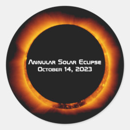 Adesivo Eclipse Solar Anular 2023