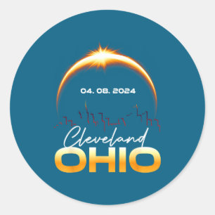 Adesivo Eclipse Solar Cleveland Ohio Total