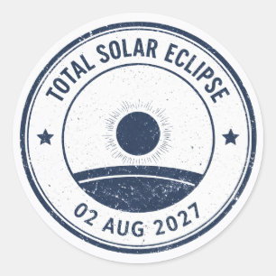Adesivo Eclipse Solar de 2 de Agosto de 2027