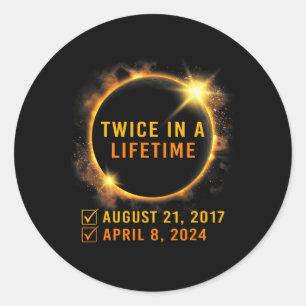 Adesivo Eclipse Solar Duas Vezes Na Vida 2024 Eclipse Sola