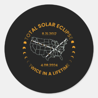 Adesivo Eclipse Solar Duas Vezes Na Vida 2024 Total Solar