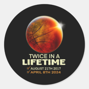 Adesivo Eclipse Solar Duas Vezes na Vida Eclipse Solar