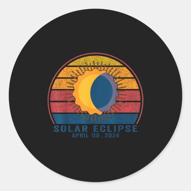 Adesivo Eclipse Solar Eclipse Total Solar (Frente)