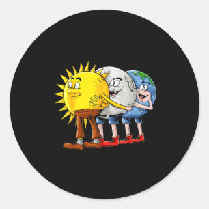 Adesivo Eclipse Solar Terra Lua Sol