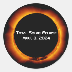 Adesivo Eclipse Solar Total 2024