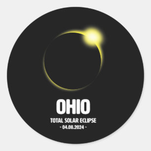 Adesivo Eclipse Solar Total 2024 04.08.24 Ohio