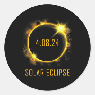 Adesivo Eclipse Solar Total 2024 abril 04.08.24