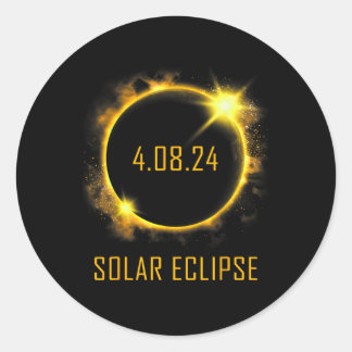 Adesivo Eclipse Solar Total 2024 abril 04.08.24
