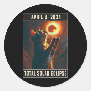 Adesivo Eclipse Solar Total 2024 abril 8 Gles Men Women