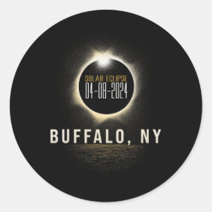 Adesivo Eclipse Solar Total 2024 Buffalo