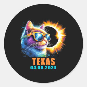 Adesivo Eclipse Solar Total 2024 Gamas de Eclipse Solar de