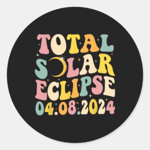 Adesivo Eclipse Solar Total 2024 Homens Vertro Solares com