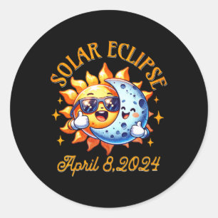Adesivo Eclipse Solar Total 2024 Kids De Eclipse Solar Cut