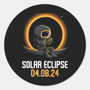Adesivo Eclipse Solar Total Abril 8 2024 América Solar Ecl