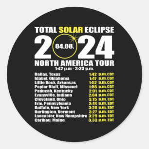 Adesivo Eclipse Solar Total Abril 8 Caminho Do Eclipse 3