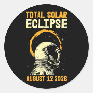 Adesivo Eclipse Solar Total Arte 12 de Agosto de 2026