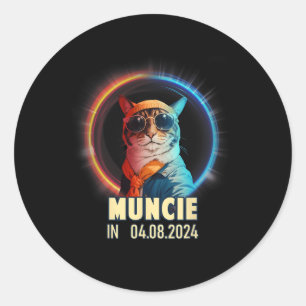 Adesivo Eclipse Solar Total de Muncie Indiana 2024