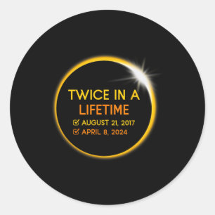 Adesivo Eclipse Solar Total Duas Vezes Numa Vida Que Corre