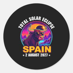 Adesivo Eclipse Solar Total Espanha Agosto
