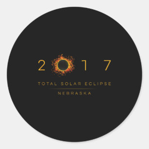 Adesivo Eclipse Solar Total Nebraska 2017