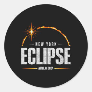 Adesivo Eclipse Solar Total Nova Iorque - Total Eclipse 20