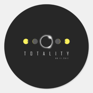 Adesivo Eclipse Total 2017 Eclipse Solar