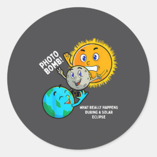 Adesivo Eclipse Total do Sol Astronomia