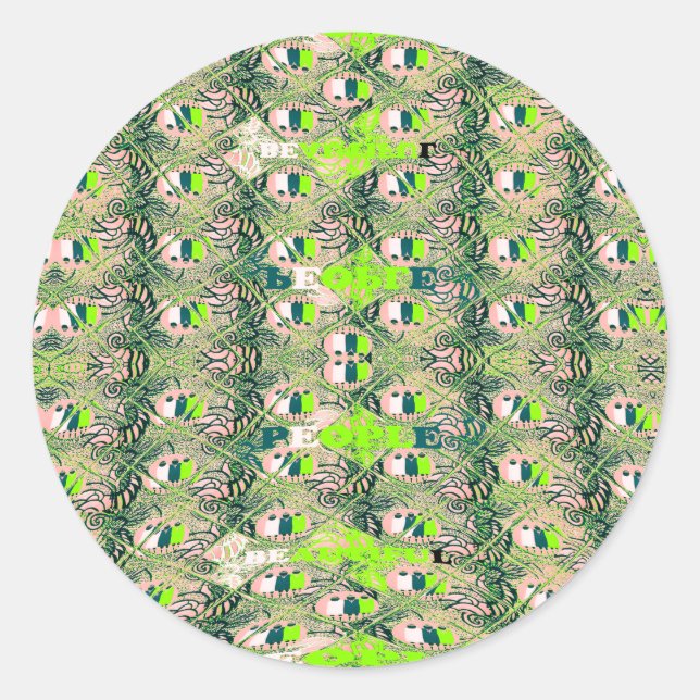 Adesivo Eco Africa Motif - Arte Africana Inspirada na Natu (Frente)