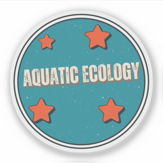 Adesivo Ecologia Aquática (Frente)