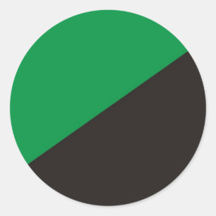 Adesivo ecologia verde preta anarquia