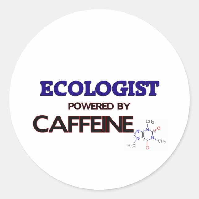 Adesivo Ecologista psta pela cafeína (Frente)
