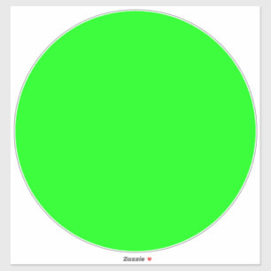 Adesivo Ecrã verde moderno brilhante Círculo Grande do C