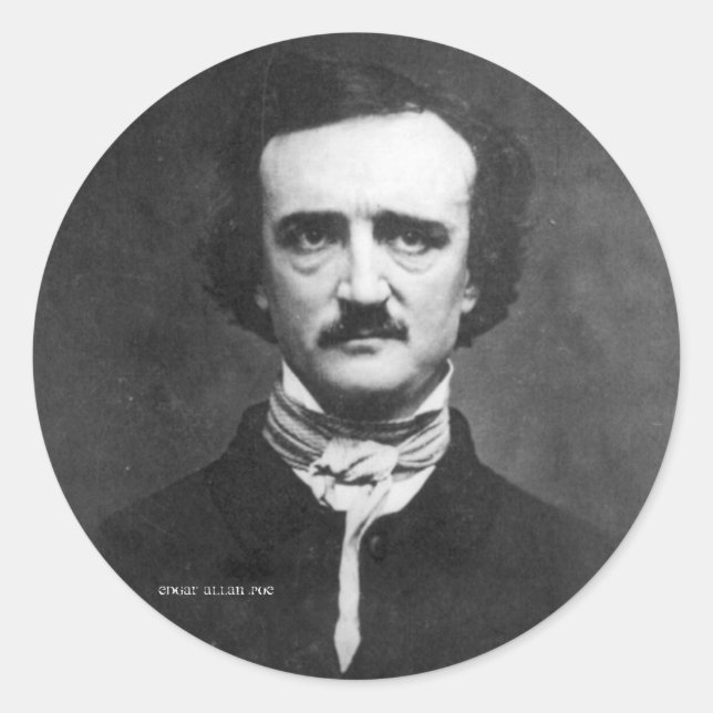 Adesivo Edgar Allan Poe (Frente)