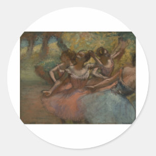 Adesivo Edgar Degas - 4 bailarinas no dançarino 1885-90 d