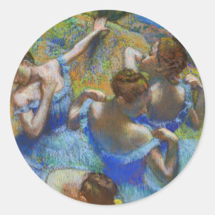 Adesivo Edgar Degas - Dançarinos Azuis